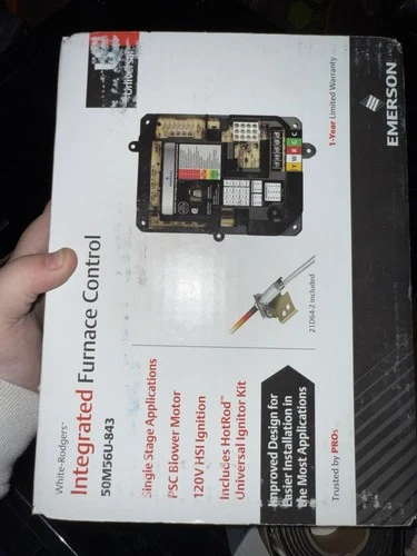 White-Rodgers 50M56U-843 Universal Single Stage Integrated HSI Furnace Control