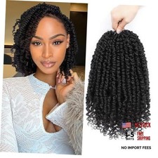 Passion Twist Crochet Hair 8 Inch Passion Twist Hair Pre 8 Inch Pack of 8 1B