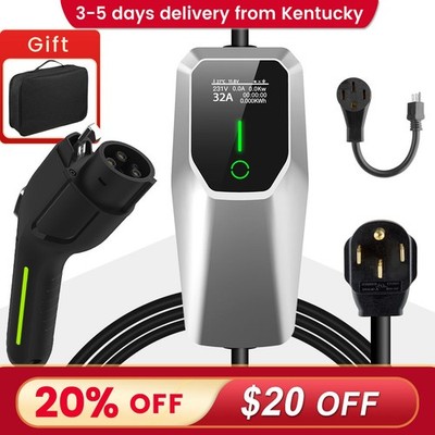 6 Meter 7.2KW 32A Type2 Portable EV Charger For all Electric Vehicles NEMA Plug