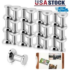 24PCS Strong Magnets Fridge Memo Magnet Set Push Pin Skittle Notice Board N35