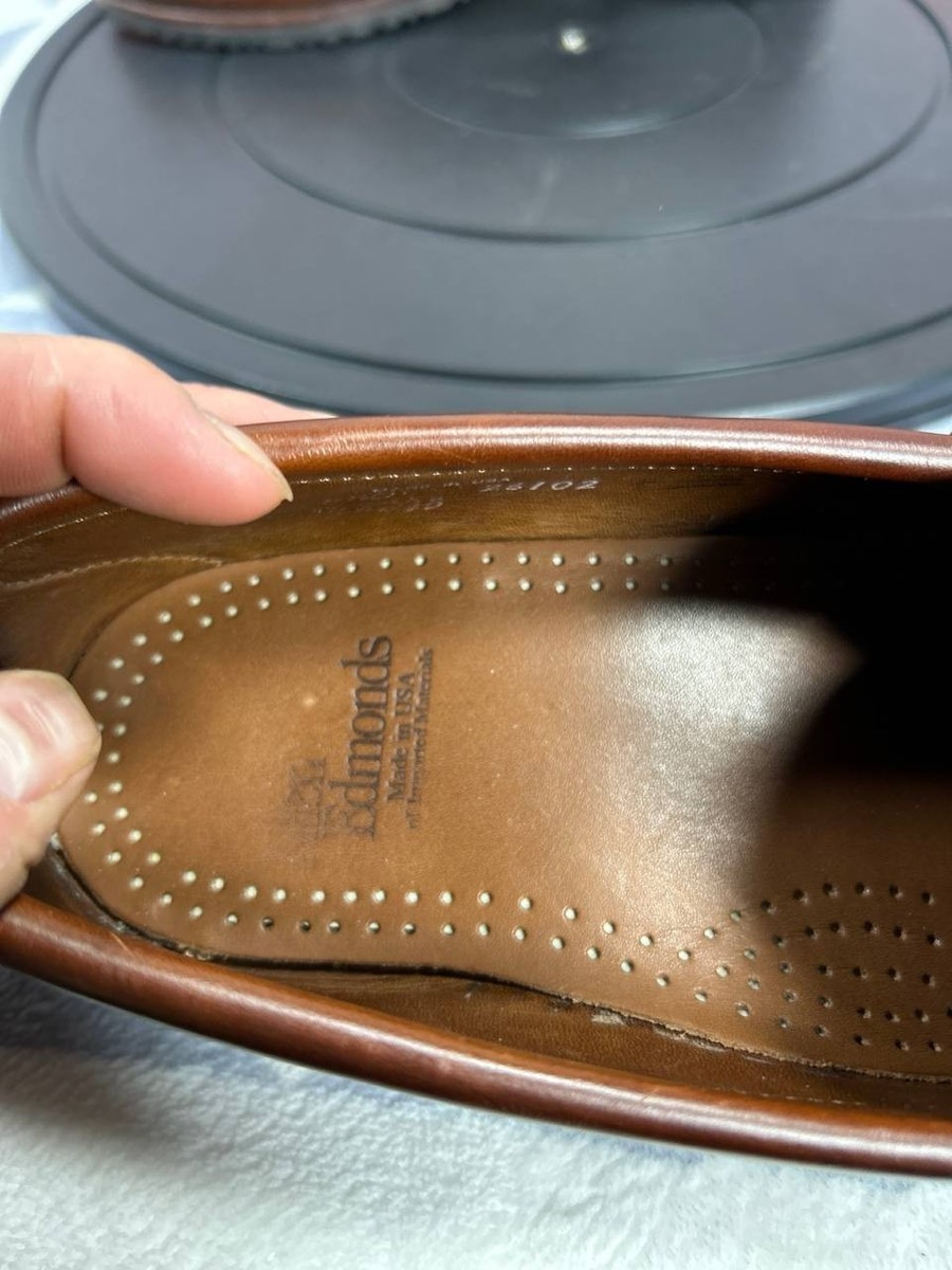 Allen Edmonds Penny Loafers Mens Size 8.5 D Brown Leather  display picture 1