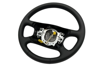 Original VW steering wheel leather Sharan 7M Seat Alhambra 4 spoke leather steering wheel black