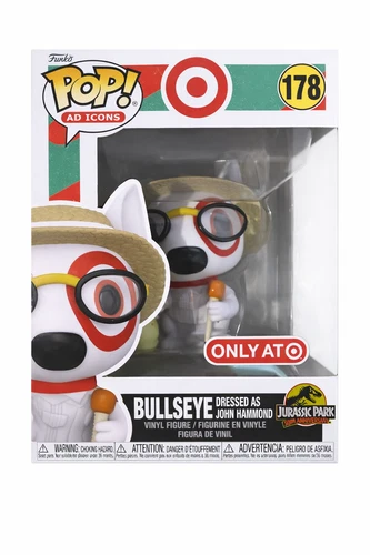 Funko Pop Ad Icons 178 Bullseye Dressed as John Hammond Jurassic Park 30th Targe