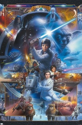 Trends International Star Wars: Original Trilogy - Collage Wall Poster, 34L x...