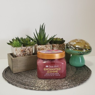 Tree Hut Enchanted Jasmine Shea Sugar Scrub, 18oz, New