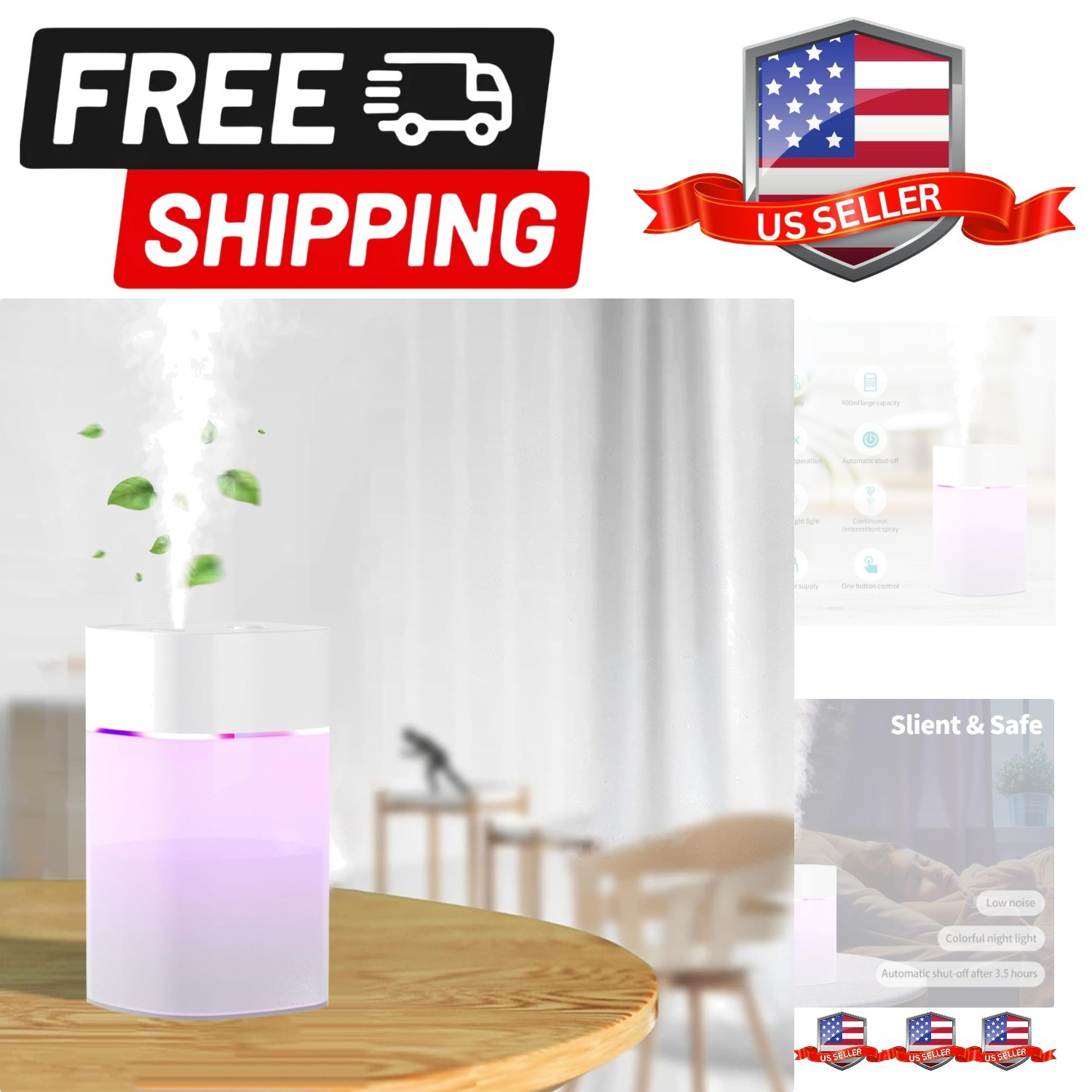 For Plant, Cool Mist Humidifiers For Bedroom, Desk Mini Pers...