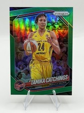 2025 Panini Prizm WNBA Tamika Catchings Green Prizm #60 Indiana Fever HOF
