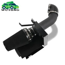 4" Inch Cold Air Intake Kit +Heat Shield for 99-06 GMC/Chevy V8 4.8L/5.3L Black