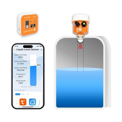 Moray WiFi Radar Level Water Tank Level Monitor Water Level Transmitter , Aut...