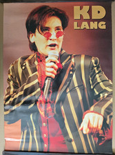 KD Lang 1996 Poster Music Memorabilia 24" x 34" England P5