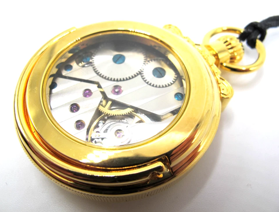 RELOJ BOLSILLO CHARLES HUBERT ORO RELLENO COLOR CHAMPÁN Foto 2 de 4