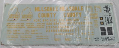The Herald King B-1241 Hillsdale County Decal