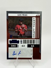 2022 Panini Contenders Draft Ticket Baseball #33 Luis Frias Autograph/99 RC (DP)