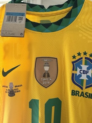 Brazil Neymar Jr #10 Men's M | Copa America 2021 Finals Player