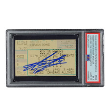 UNDERTAKER SIGNED 2000 WWF RAW IS WAR TICKET STUB PSA 5 158488795 POP 1