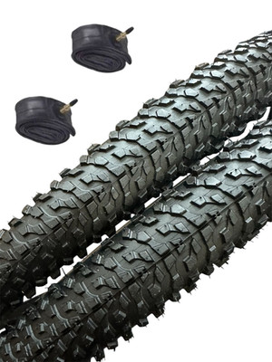 2 MTB Reifen 29 Fahrrad Mountainbike 29x2.10 Reifen + Kammern