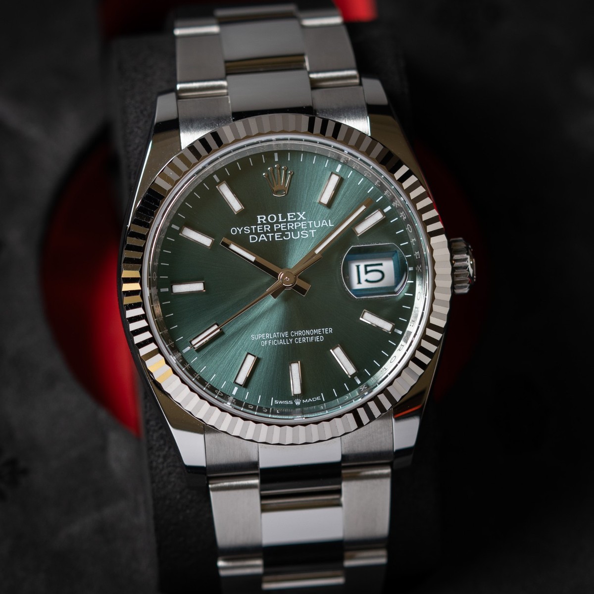 ROLEX　新旧M・SサイズBOX　ミックス4点セット Rolex Datejust Mint Green Men's Watch - 126234 for sale online | eBay