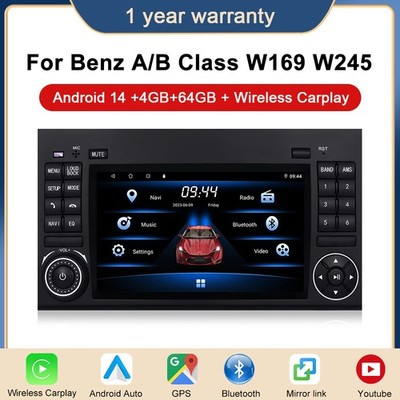 DAB+ Android 14 Autoradio CarPlay 64GB RDS Für Mercedes Benz W639 W906 Sprinter