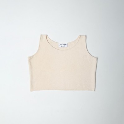 Aida Barni x Manschettenknöpfe Milano Top 100% Kaschmir Gr. S Rosa
