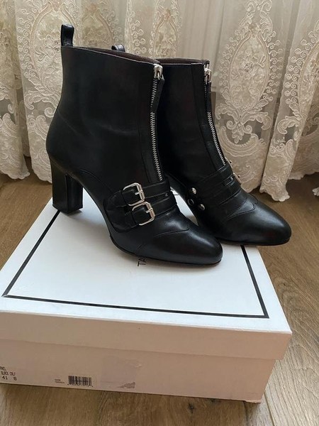 Women Tabitha Simmons Ankle Boots Black 40.5