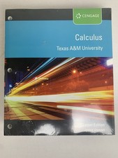 Calculus Texas A&M University Custom Edition ...