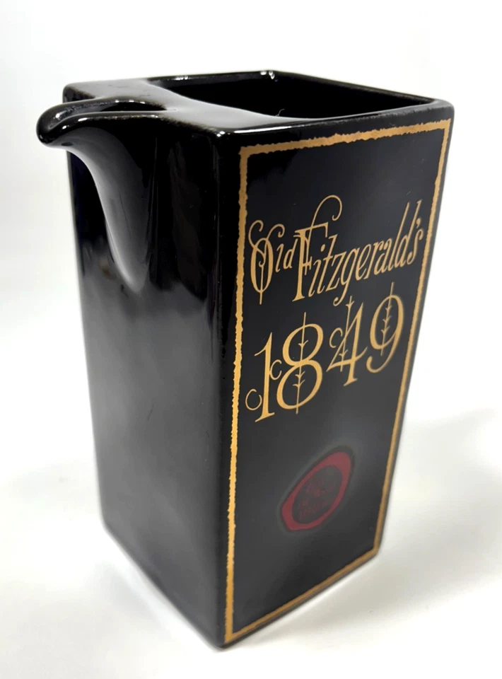 Pristine Old Fitzgerald's 1849 Bourbon Bar 6" Pitcher Kentucky Straight Vintage - Image 4 of 4