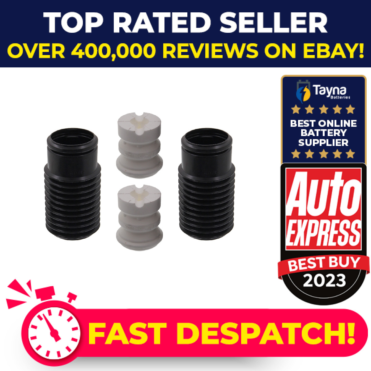 Shock Absorber Dust Cover Kit fits SKODA ROOMSTER 5J Front 06 to 15 Protect Febi