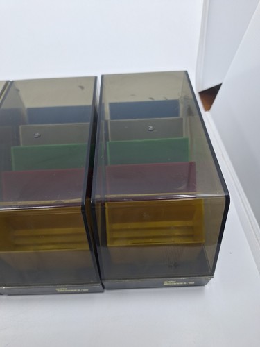 SRW Microdex 50 Diskette Floppy Disk Holder Organizer Cases Storage Box Lot Of 4 - Picture 5 of 21