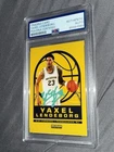 2025 Valiant Yaxel Lendeborg SIGNED AUTO psa dna RC XRC Michigan Champions 2026