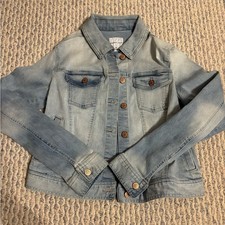 Light Blue Denim Jacket Size Medium