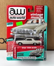 Auto World 1963 Dodge Polara 500 Max Wedge IVORY (2019) 1:64 VINTAGE MUSCLE