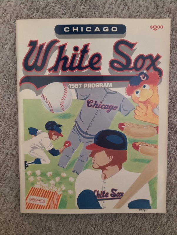 CHICAGO WHITE SOX 1987 PROGRAM
