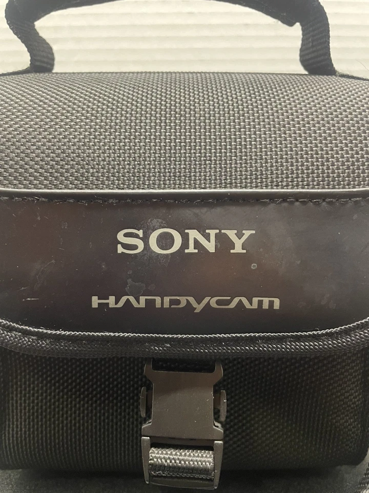 Sony Handycam Videocámara Negro Estuche de Transporte Bolsa SOLO BOLSA Excelente Estado Foto 3 de 4