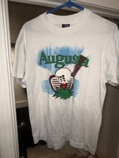 Vintage Augusta Golf Shirt Single Stitch Large