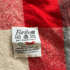 Faribo Pure Wool Throw Blanket Faribault Mills Flaws