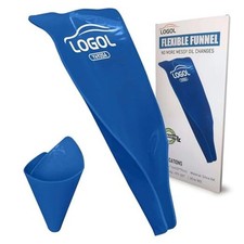 Flexible Funnel Reusable Oil Change Draining Tool. for Oil Draining and blue