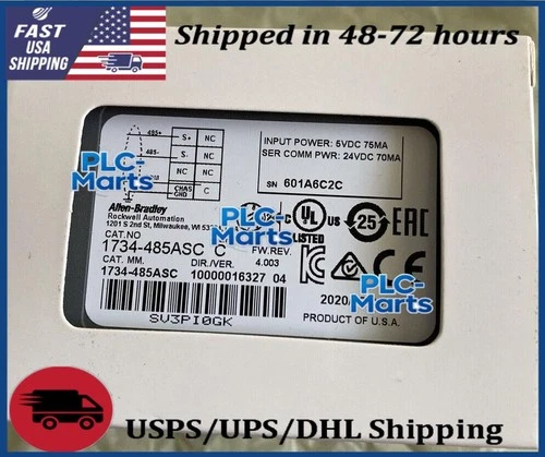 AB 1734-485ASC Series C Point I0 RS4 85 Comm Module 1734-485ASC NEW Spot Goods