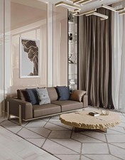 Dreisitzer Couch Polster Couchen Sofas Italienische Wohnzimmer Möbel Bizzotto