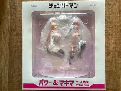 Chainsaw Man Figure set Power & Makima Nurse Ver. 1/7 Scale FuRyu