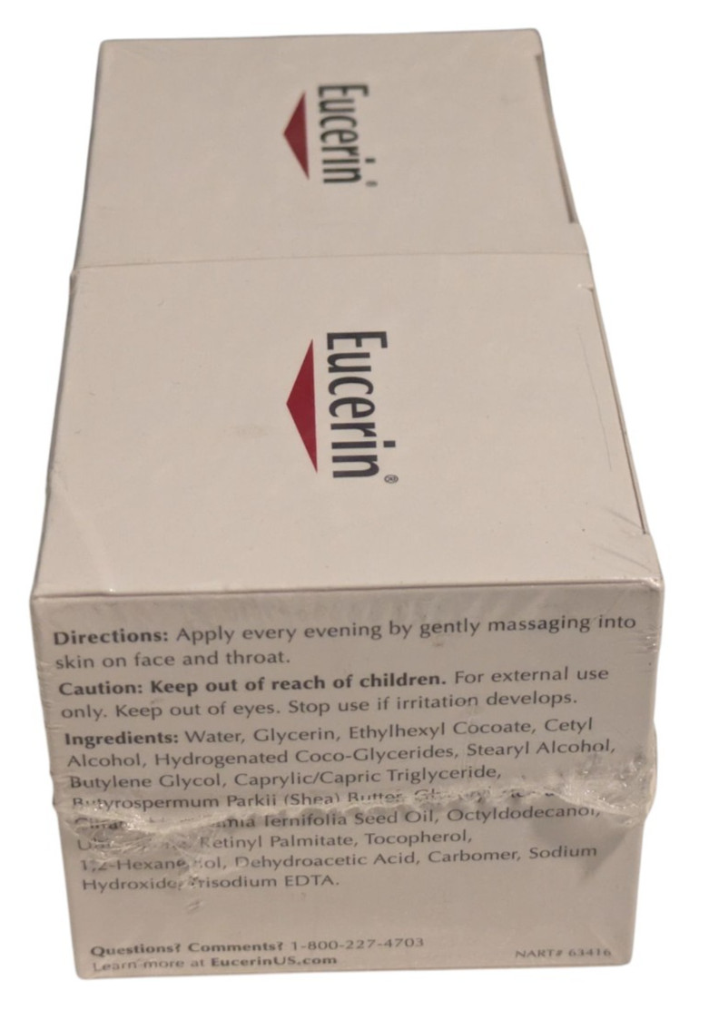 Eucerin Q10 Anti Wrinkle Face Cream Moisturizer Bundle Day & Night Formula NEW