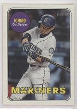 2018 Topps Heritage High Number Action Image Variation Ichiro Suzuki SP HOF 8k4