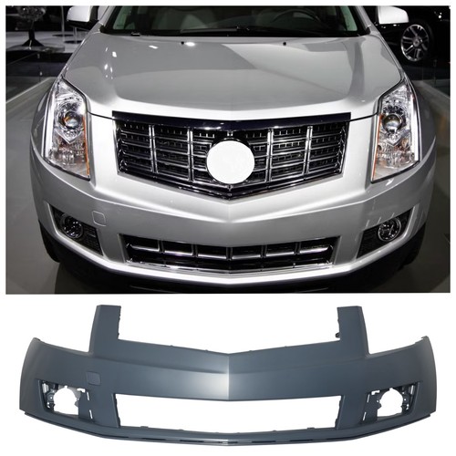 New Front Bumper Cover W/O Park Sensor For Cadillac SRX 2013-2016 Fit 22762884