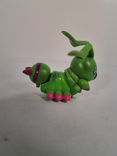 Vintage 2000 H-T Bandai Digimon 2" Wormmon Figure - Picture 4 of 4