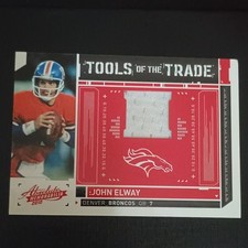 Panini 2010 Absolute Memorabilia John Elway #38 Red /250 MEM Broncos