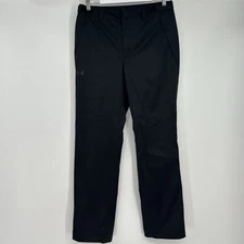 Under Armour Storm Rain Pants Mens Medium Loose Waterproof Golf Outdoor Black