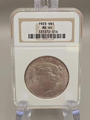 1923 Peace Silver Dollar $1 - NGC MS64