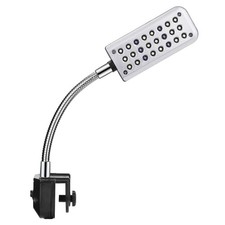 DaToo Aquarium Light Small LED 1.5W Without Timer Dimmer , Silver/Black