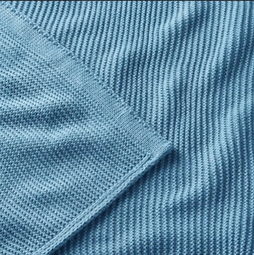 NEW Cloud Island BLUE Seed Stitch Sweater Knit Baby Blanket One Size - Picture 2 of 4