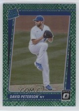2021 Donruss Optic Rated Rookie Green Dragon Prizm 32/88 David Peterson #61 1r4d
