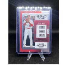 Panini 2022 Contenders Optic Season Ticket Insert Shohei Ohtani #17 Angels